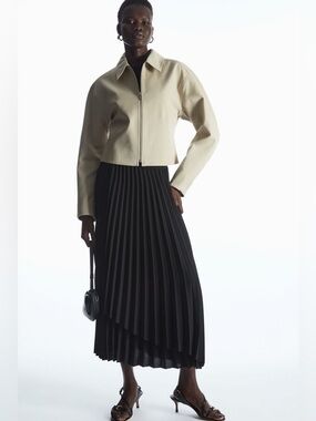 COS Layered Pleated Midi/Maxi Skirt